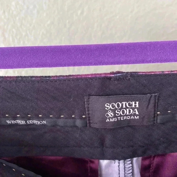 Scotch & Soda Velvet Flare Trousers - Picture 4 of 5